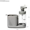 imagemadesmart Antimicrobial Sink Foaming Station SoftGrip Base AllinOne Home Organization EPA Certified CarbonSmall