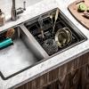 imagemadesmart Collapsible Drying Dish Rack  SINKWARE Collection  Easy Storage  BPAFreePremiumantimicrobial Carbon