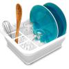 imagemadesmart Collapsible Drying Dish Rack  SINKWARE Collection  Easy Storage  BPAFreePremiumgreyWhite