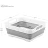 imagemadesmart Collapsible Drying Dish Rack  SINKWARE Collection  Easy Storage  BPAFreeWhite