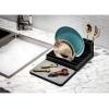 imagemadesmart Sink TrayGranite Drying Stone Collection NonSlip BaseBlack