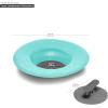 imagemadesmart Two Piece Drain Strainer ampamp StopperSINKWARE Collection SoftGrip Rim Easy to Remove ampamp Clean Collapses for Convenient Storage Small CarbonGreen