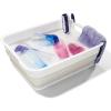 imagemadesmart Collapsible Drying Dish Rack  SINKWARE Collection  Easy Storage  BPAFreeWhite