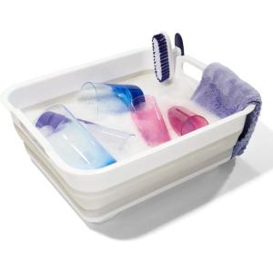 imagemadesmart Collapsible Drying Dish Rack  SINKWARE Collection  Easy Storage  BPAFreeWhite