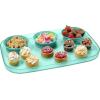 imageMadesmart Dipware 3Bowl Reusable Serving Tray for Appetizers and Snacks FoodSafe Appetizer Serving Platter with 3 Removable Dip Bowls BlueTranslucent Teal