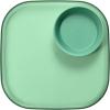 imageMadesmart Dipware Reusable Dining PlateServing Tray for Appetizers and Snacks FoodSafe Appetizer Serving Platter with Removable Dip Bowl PinkTranslucent Sage