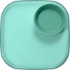 imageMadesmart Dipware Reusable Dining PlateServing Tray for Appetizers and Snacks FoodSafe Appetizer Serving Platter with Removable Dip Bowl PinkTranslucent Teal