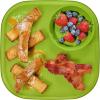 imageMadesmart Dipware Reusable Dining PlateServing Tray for Appetizers and Snacks FoodSafe Appetizer Serving Platter with Removable Dip Bowl PinkTranslucent Lime