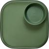 imageMadesmart Dipware Reusable Dining PlateServing Tray for Appetizers and Snacks FoodSafe Appetizer Serving Platter with Removable Dip Bowl PinkTranslucent Olive