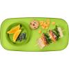 imageMadesmart Dipware Small Reusable Serving Tray for Appetizers and Snacks FoodSafe Small Appetizer Serving Platter with Removable Dip Bowl RedTranslucent Lime