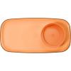 imageMadesmart Dipware Small Reusable Serving Tray for Appetizers and Snacks FoodSafe Small Appetizer Serving Platter with Removable Dip Bowl RedTranslucent Terracotta