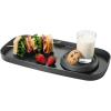 imageMadesmart Dipware Small Reusable Serving Tray for Appetizers and Snacks FoodSafe Small Appetizer Serving Platter with Removable Dip Bowl RedTranslucent Carbon