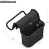 imagemadesmart SaddleSINKWARE Collection AllinOne Sink Storage Ventilation Holes Promote Drying ampamp BPAFree Small CarbonCarbon