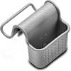 imagemadesmart SaddleSINKWARE Collection AllinOne Sink Storage Ventilation Holes Promote Drying ampamp BPAFree Small CarbonGray