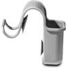 imagemadesmart SaddleSINKWARE Collection AllinOne Sink Storage Ventilation Holes Promote Drying ampamp BPAFree Small CarbonGray
