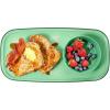 imageMadesmart Dipware Small Reusable Serving Tray for Appetizers and Snacks FoodSafe Small Appetizer Serving Platter with Removable Dip Bowl RedTranslucent Sage