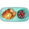 imageMadesmart Dipware Small Reusable Serving Tray for Appetizers and Snacks FoodSafe Small Appetizer Serving Platter with Removable Dip Bowl RedTranslucent Teal