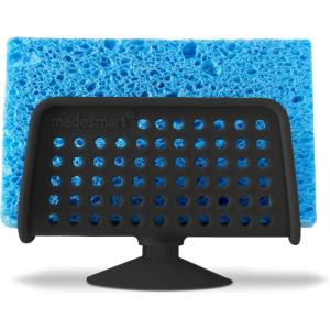 imagemadesmart CaddySINKWARE Collection AllinOne Sink Storage Ventilation Holes Promote Drying BPAFree Small CarbonSponge