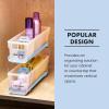 imageMadesmart 2Tier Plastic Mini Multipurpose Organizer with Divided SlideOut Storage Bins Compact Under Sink and Cabinet Organizer Rack FrostBlue