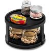 imagemadesmart 10quot Twin TurntableCarbon Collection NonSlip Base SoftGrip Surface ampamp BPAFree 2Levels