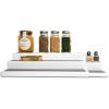 imagemadesmart Cabinet Collection Expandable Shelf Organizer with SoftGrip Surface and NonSlip Feet 1475 L x 975 W x 350 H White
