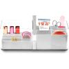 imagemadesmart Tote with Dividers Stackable MultiPurpose Home Organization Grey