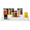 imagemadesmart Cabinet Collection Expandable Shelf Organizer with SoftGrip Surface and NonSlip Feet 1475 L x 975 W x 350 H White