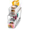 imageMadesmart 2Tier Plastic Mini Multipurpose Organizer with Divided SlideOut Storage Bins Compact Under Sink and Cabinet Organizer Rack Frost1366L x 508W x 1102H
