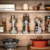 imagemadesmart 2Tier Plastic Multipurpose Kitchen Spice Organizer Condiment Storage Spice Shelf for Cabinet Organization Gray Pack of 2