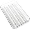 imagemadesmart 4Compartment Clear Spice Drawer Organizer Kitchen Organization and Storage Holds up to 12 Seasoning Containers Bottles Jars