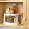 imagemadesmart Classic 10quot Twin Turntable  White  CLASSIC COLLECTION  Kitchen Organizer  Easy to Spin  Nonslip Lining and Rubber Feet  Easy to Clean  BPAFree