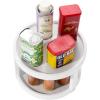 imagemadesmart Classic 10quot Twin Turntable  White  CLASSIC COLLECTION  Kitchen Organizer  Easy to Spin  Nonslip Lining and Rubber Feet  Easy to Clean  BPAFree
