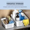 imagemadesmart Classic Collection Storage Basket for Organizing Cabinet Closet Pantry and More Small 1210 L x 810 W x 400 H White
