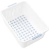 imagemadesmart Classic Collection Storage Basket for Organizing Cabinet Closet Pantry and More Small 1210 L x 810 W x 400 H White