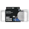 imagemadesmart Dental Tray Drawer Organizer with Drying Stone Clear Plastic Drawer Organizer for Toothbrush Dental Floss Water Flossers ToothpasteExpandable