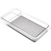 imagemadesmart Dental Tray Drawer Organizer with Drying Stone Clear Plastic Drawer Organizer for Toothbrush Dental Floss Water Flossers ToothpasteRegular