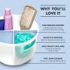 imagemadesmart Divided Bathroom Tote  BATH COLLECTION  Handles for Portability  360 Rotation  Utility Storage  Nonslip Base  BPAFree