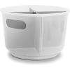 imagemadesmart Divided Bathroom Tote  BATH COLLECTION  Handles for Portability  360 Rotation  Utility Storage  Nonslip Base  BPAFreeFrost