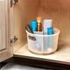 imagemadesmart Divided Bathroom Tote  BATH COLLECTION  Handles for Portability  360 Rotation  Utility Storage  Nonslip Base  BPAFreeFrost
