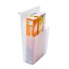 imagemadesmart Over Door Wrap Organizer  Frost  CABINET COLLECTION  Aluminum Foil Parchment and Kitchen Wrap Organizer  Softgrip Hook  BPAFree