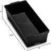 imagemadesmart Plastic Multipurpose Storage Organizer Deep Bin with Handles Portable Under Sink and Cabinet Storage Bin Large GraniteCarbon