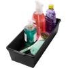 imagemadesmart Plastic Multipurpose Storage Organizer Deep Bin with Handles Portable Under Sink and Cabinet Storage Bin Large GranitePremiumGranite