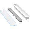 imagemadesmart Travel Toothbrush Case with Sliding Cover and Natural Drying Stone for Rapid Drying Perfect for Electric Toothbrushes Water Flosser WhiteBlue