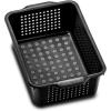 imagemadesmart Antimicrobial Classic Small Basket Soft Grip Non Slip Storage Organizer MultiPurpose Home Organization EPA Certified Carbon