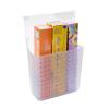 imagemadesmart Over Door Wrap Organizer  Frost  CABINET COLLECTION  Aluminum Foil Parchment and Kitchen Wrap Organizer  Softgrip Hook  BPAFree