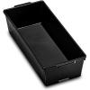 imagemadesmart Plastic Multipurpose Storage Organizer Deep Bin with Handles Portable Under Sink and Cabinet Storage Bin Large GraniteCarbon