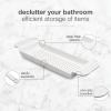 imageMadesmart Expandable Bath Tray for Bathtubs Plastic Shower and Bath shelf caddy white Multifunctional bathtub bathroom organizer PremiumwhitePremiumwhite
