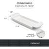 imageMadesmart Expandable Bath Tray for Bathtubs Plastic Shower and Bath shelf caddy white Multifunctional bathtub bathroom organizer PremiumwhitePremiumwhite