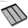 imagemadesmart Classic Large Utensil Tray Soft Grip NonSlip Kitchen Drawer MultiPurpose Home Organization BPA Free GraniteGranite