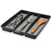 imagemadesmart Classic Large Utensil Tray Soft Grip NonSlip Kitchen Drawer MultiPurpose Home Organization BPA Free GraniteGranite